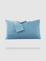Housse de coussin haut de gamme 50x70cm 2pieces - Bleu pastel