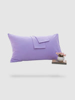 Housse de coussin haut de gamme 70x70cm 2Pieces - Violet clair