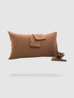 Housse de coussin haut de gamme 70x70cm 2Pieces - Marron