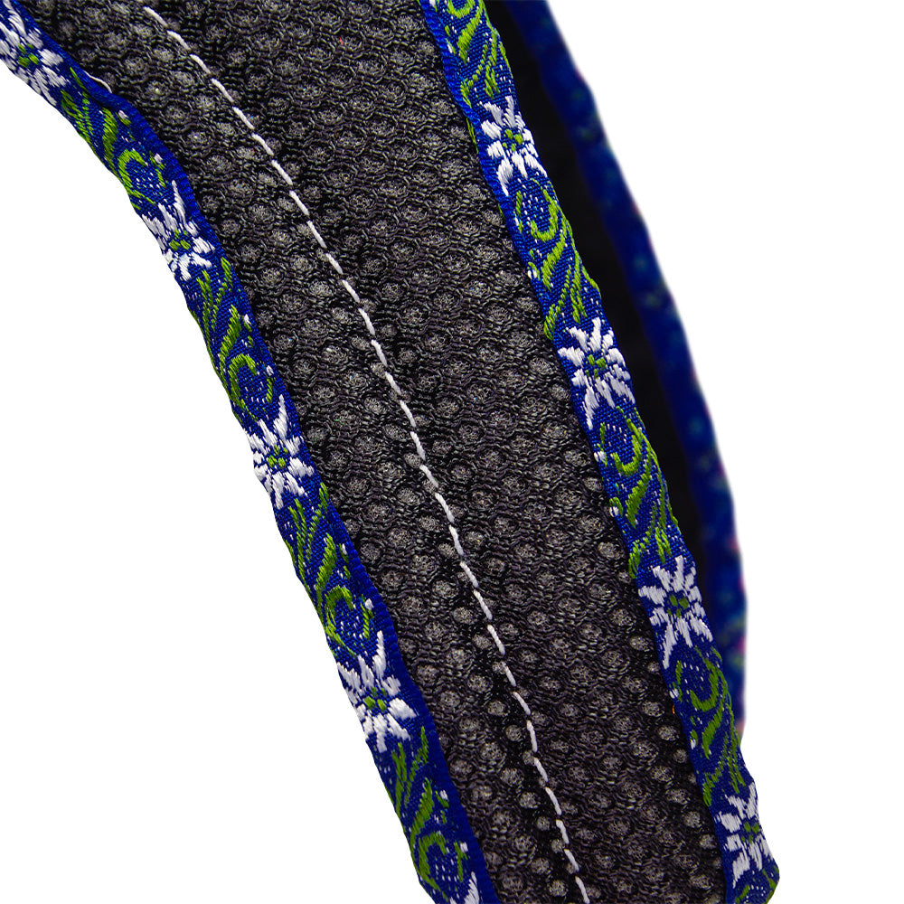 Dog harness Grossenbacher Dog`s Fun Run Edelweiss royal blue