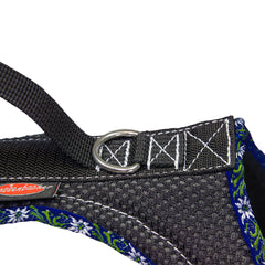 Dog harness Grossenbacher Dog`s Fun Run Edelweiss royal blue