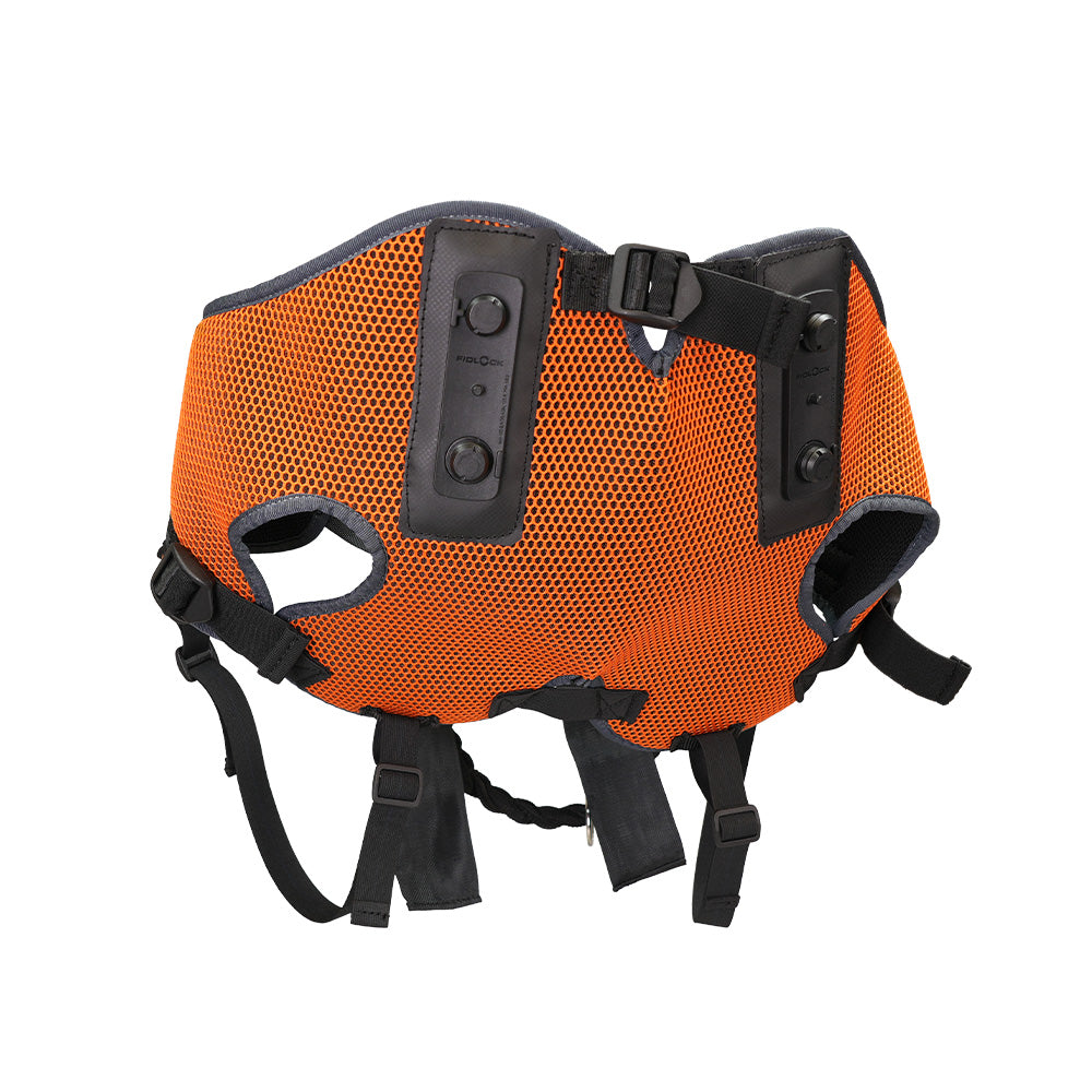 Die Jogging-Hose Tourer zum Joggen, Wandern & Canicross mit deinem Hund. Fidlock® Trinkflasche & Snacktasche. Rückseite Detail