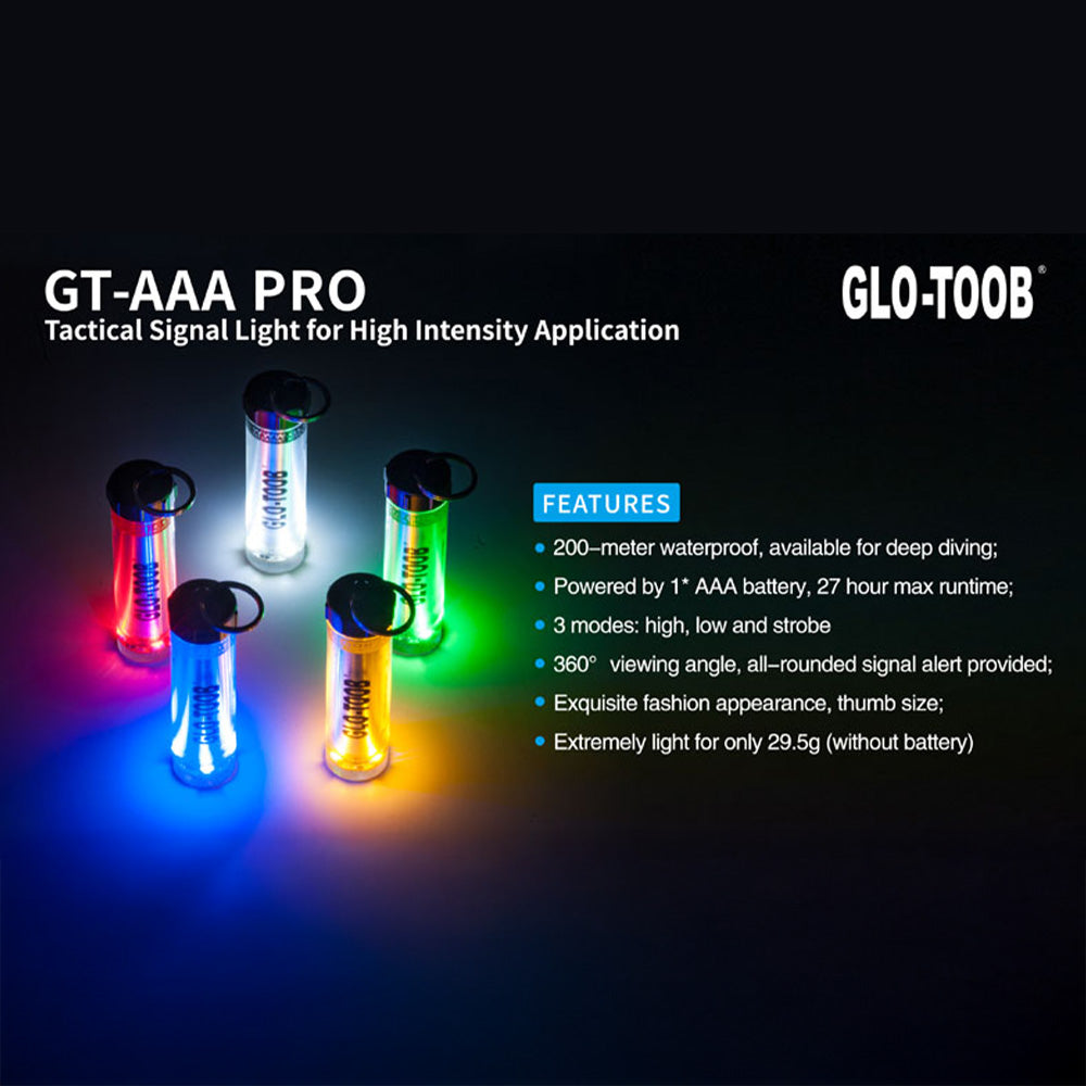 GLO-TOOB AAA PRO Series - Tactical Lights Signal Lamp 200m Waterproof - Nextorch