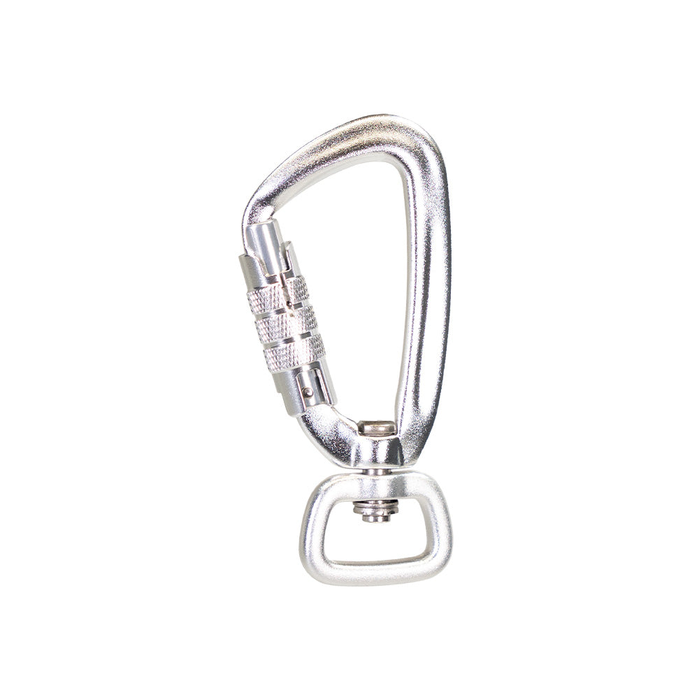 Aluminum safety carabiner - twist lock