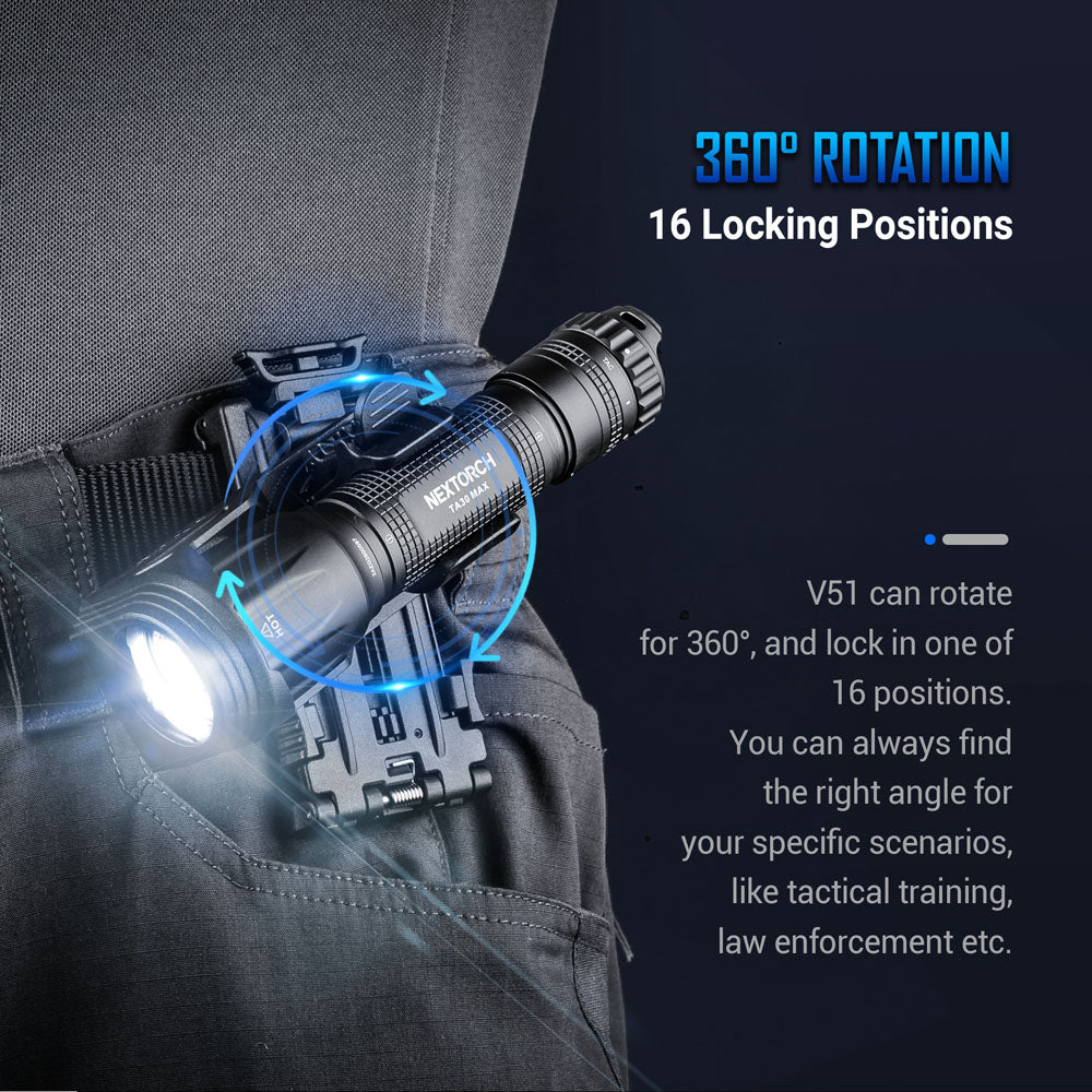 NEXTORCH V51 Taktisches Taschenlampen Holster