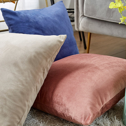 housse de coussin en velours