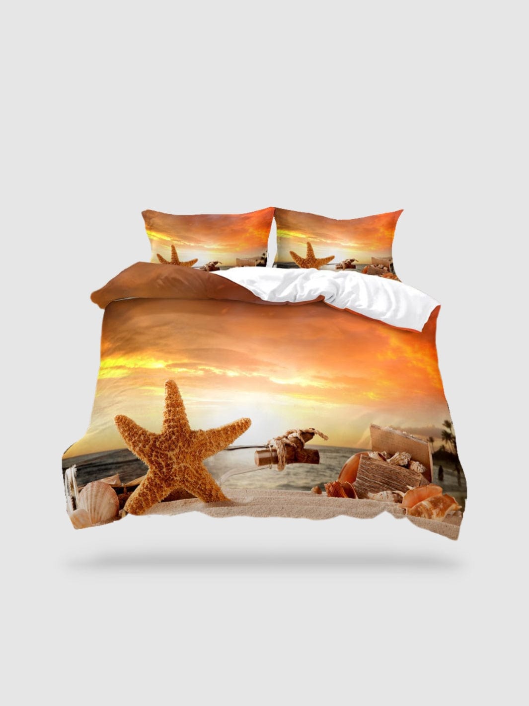 parure de lit plage - 135x200cm