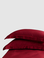 Taie d’oreiller en soie de murier 50x90 - Rouge