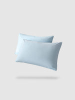 housse de coussin 100% coton 40x40 2 pièces - Bleu clair
