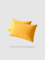 housse de coussin 100% coton 40x40 2 pièces - Orange