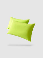 housse de coussin 100% coton 40x40 2 pièces - Vert clair