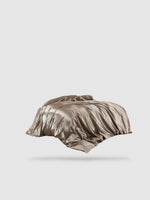 housse de couette satin de coton 160x210 - Marron