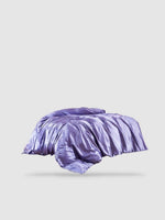 housse de couette satin de coton 160x210 - Violet