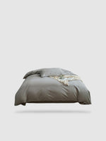 housse de couette 100% coton égyptien 180x200 - Gris