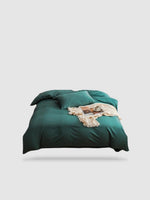 housse de couette 100% coton égyptien 200x230 - Vert