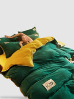 housse de couette d’hiver 220x240 - Vert/jaune