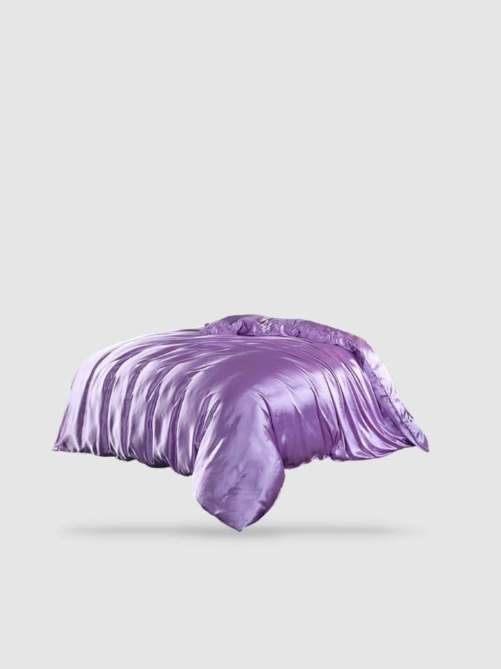 Housse de couette en soie de mûrier 260x240 - Violet