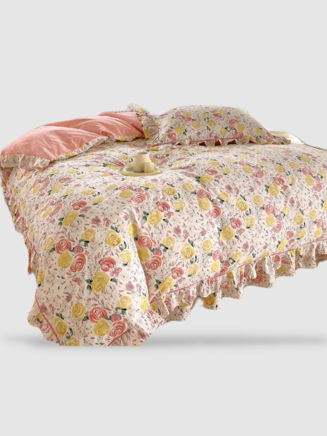 housse de couette à volants 220x240 - Motif 6
