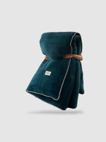 housse de couette polaire 150x200 - Bleu