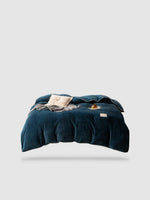 housse de couette hiver 150x200 - Bleu foncé