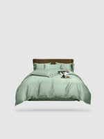 housse de couette coton Bédouins 150x200 - Vert pastel