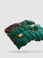 housse de couette d’hiver 180x220 - Vert/gris