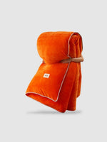 housse de couette polaire 200x230 - Orange