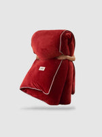 housse de couette polaire 200x230 - Rouge