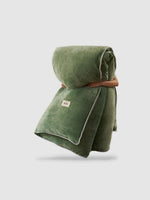 housse de couette polaire 180x220 - Kaki