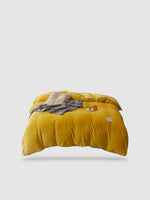 housse de couette hiver 200x230 - Jaune