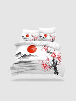 housse de couette style japonais 180x210 - Motif 9