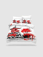 housse de couette style japonais 210x210 - Motif 3