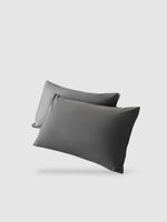 housse de coussin 100% coton 40x40 1 pièces - Gris foncé