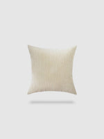 housse de coussin en Velours côtelé 40x60 - Beige