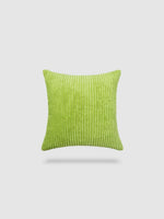 housse de coussin en Velours côtelé 40x60 - Vert citron