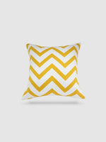 housse de coussin coton 45x45 - Jaune
