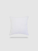 housse de coussin en velours côtelé 50x50 - Blanc