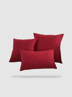 housse de coussin décoratif 40x40 - Rouge