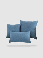 housse de coussin décoratif 40x60 - Bleu