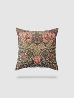 housse de coussin en lin à fleurs 40x40 - motif 10