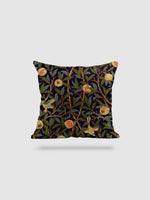 housse de coussin en lin à fleurs 40x40 - motif 3