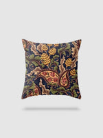housse de coussin en lin à fleurs 45x45 - motif 9