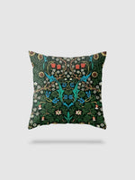 housse de coussin en lin à fleurs 50x50 - motif 16