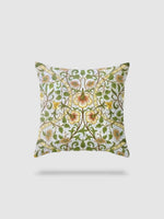housse de coussin en lin à fleurs 50x50 - motif 18