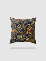 housse de coussin en lin à fleurs 50x50 - motif 19