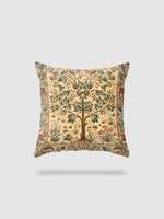 housse de coussin en lin à fleurs 50x50 - motif 7