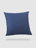 housse de coussin en Coton de lin 40x40 - Bleu