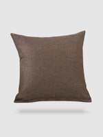 housse de coussin en Coton de lin 40x40 - Marron