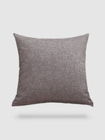 housse de coussin en Coton de lin 55x55 - Gris