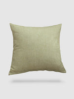housse de coussin en Coton de lin 55x55 - Vert